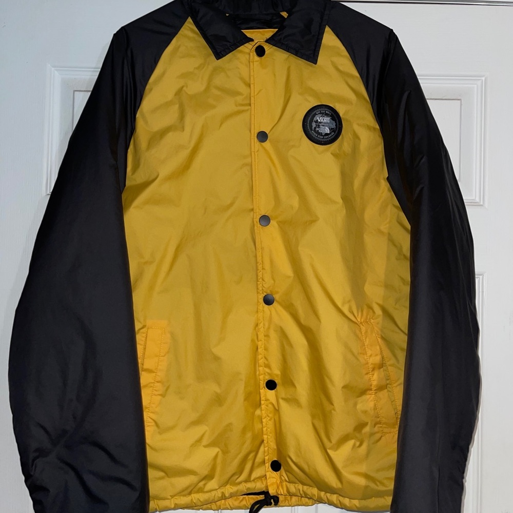 Vans x North Face insulated Yellow/Black jacket
